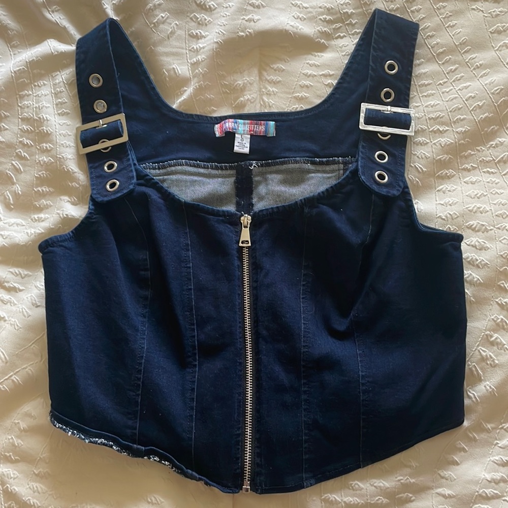 Denim Corset